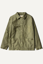 Carica l'immagine nel visualizzatore di Gallery, Vintage Washed Work Jacket Khaki - Le Mont Saint Michel
