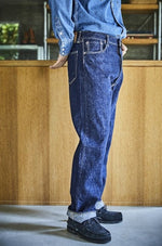 Carica l'immagine nel visualizzatore di Gallery, Grand Dad's Fit Denim Pants - Orslow - Unisex
