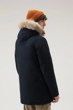 Carica l'immagine nel visualizzatore di Gallery, WOOLRICH ARCTIC PARKA DF MLB MELTON BLUE WOCPS2880 - Unisex