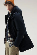 Carica l'immagine nel visualizzatore di Gallery, WOOLRICH ARCTIC PARKA DF MLB MELTON BLUE WOCPS2880 - Unisex