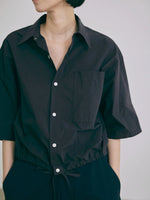 Carica l'immagine nel visualizzatore di Gallery, Camicia Linda W White | Navy - Nicholson&Nicholson