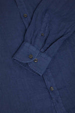 Carica l'immagine nel visualizzatore di Gallery, Camicia Bradford in Lino Blu - BD Baggies