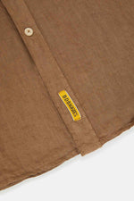 Carica l'immagine nel visualizzatore di Gallery, Camicia Bradford in Lino Tabacco - BD Baggies