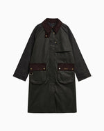 Carica l'immagine nel visualizzatore di Gallery, Checked Kirklees Wax Jacket Olive - Barbour