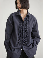 Carica l'immagine nel visualizzatore di Gallery, Camicia Doris-W Navy - Nicholson&Nicholson