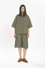 Carica l'immagine nel visualizzatore di Gallery, Camicia Priscilla Vion Oliva - Barena Venezia