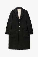 Carica l'immagine nel visualizzatore di Gallery, Cappotto Zane Verticale Nero - Barena Venzia
