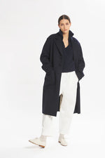 Carica l'immagine nel visualizzatore di Gallery, Cappotto Zane Caramal Navy - Barena Venzia