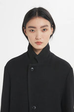 Carica l'immagine nel visualizzatore di Gallery, Cappotto Zane Verticale Nero - Barena Venzia