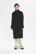 Carica l'immagine nel visualizzatore di Gallery, Cappotto Zane Verticale Nero - Barena Venzia