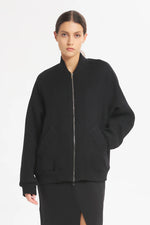 Carica l'immagine nel visualizzatore di Gallery, Blouson Gerda Verticale Nero - Barena Venzia