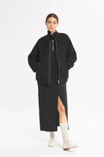 Carica l'immagine nel visualizzatore di Gallery, Blouson Gerda Verticale Nero - Barena Venzia