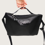Carica l'immagine nel visualizzatore di Gallery, Borsa Fannypack Crossbody Black - BAGSINPROGRESS
