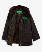 Carica l'immagine nel visualizzatore di Gallery, Montgomery cerato con dettagli in tartan - Barbour x GANNI