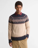 Carica l'immagine nel visualizzatore di Gallery, Tisbury Fair Isle Crew Neck Jumper - Barbour