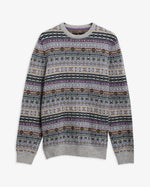 Carica l'immagine nel visualizzatore di Gallery, Dalehead Fair Isle Crew Neck Jumper - Barbour