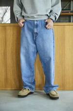 Carica l'immagine nel visualizzatore di Gallery, Jeans 100 Super Dad's Denim Used 01-1100W-95 - Orslow - Unisex