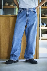 Carica l'immagine nel visualizzatore di Gallery, Jeans 100 Super Dad's Denim Used 01-1100W-95 - Orslow - Unisex