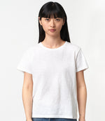Carica l'immagine nel visualizzatore di Gallery, WSCT20 Tshirt Pima Cotton White - Merz b. Schwanen
