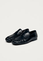 Carica l'immagine nel visualizzatore di Gallery, Aven Black Leather Loafers - Alohas