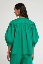 Carica l'immagine nel visualizzatore di Gallery, Blusa Karo Green - Antik Batik