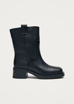 Carica l'immagine nel visualizzatore di Gallery, Rajan Black Leather Boots - Alohas