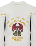 Carica l'immagine nel visualizzatore di Gallery, Hisssterical Bowling Shirt Vintage White - Deus Ex Machina
