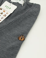 Carica l'immagine nel visualizzatore di Gallery, Maglione Scollo V Ricamato Bassotto Grey - Pelo Foundation
