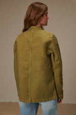 Carica l'immagine nel visualizzatore di Gallery, Vintage Washed Work Jacket Khaki - Le Mont Saint Michel
