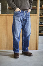 Carica l'immagine nel visualizzatore di Gallery, 101B Dad's Fit Vintage Washed Indigo 01-1010WB-85 - Orslow - Unisex
