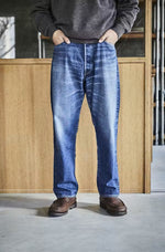 Carica l'immagine nel visualizzatore di Gallery, 101B Dad's Fit Vintage Washed Indigo 01-1010WB-85 - Orslow - Unisex
