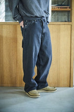 Carica l'immagine nel visualizzatore di Gallery, Jeans 100 Super Dad's Denim Bk Denim Stone - Orslow - Unisex
