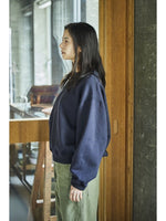 Carica l&#39;immagine nel visualizzatore di Gallery, Relax Fit Densely Knit Sweatshirt Dark Navy - Orslow
