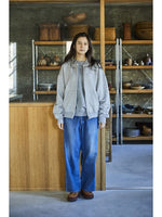 Carica l&#39;immagine nel visualizzatore di Gallery, Front Zip Densely Knit Sweatshirt Heather Gray - Orslow
