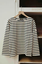 Carica l'immagine nel visualizzatore di Gallery, Maglia Tilda Nero/Ecru - Le Mont Saint Michel
