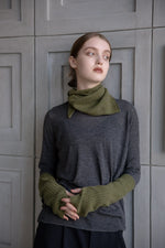 Carica l'immagine nel visualizzatore di Gallery, Scarf Khaki 5578  - C.T.plage
