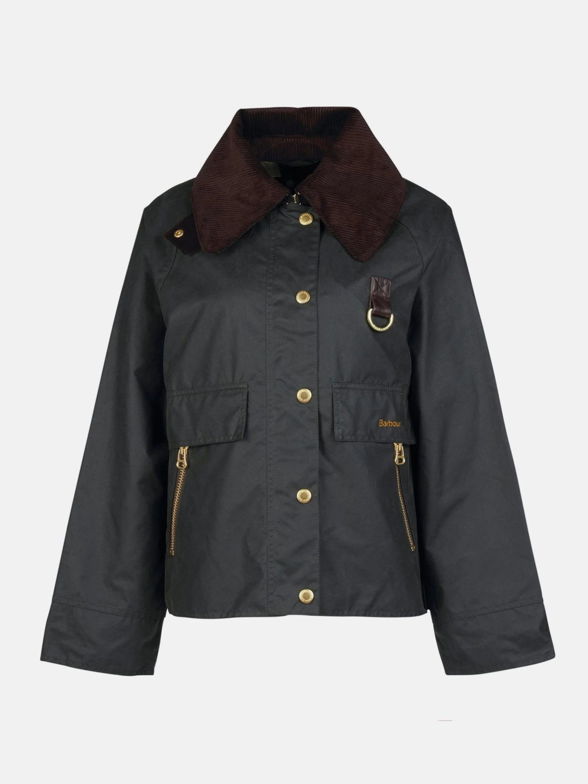 Catton Wax Jacket Sage - Barbour