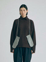 Carica l'immagine nel visualizzatore di Gallery, Maglione Lulu Brown | Navy | Grey - Nicholson&amp;Nicholson
