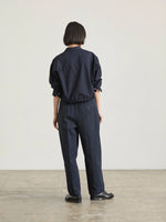 Carica l&#39;immagine nel visualizzatore di Gallery, Camicia Allie-Twill Navy - Nicholson&amp;Nicholson
