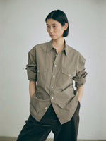 Carica l'immagine nel visualizzatore di Gallery, Camicia Brenda W Beige Check - Nicholson&amp;Nicholson
