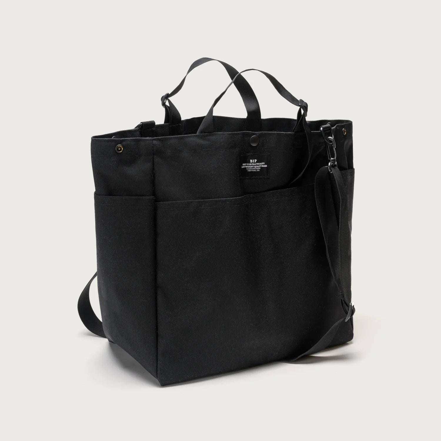 Carry All Beach Bag Big Black - BAGSINPROGRESS