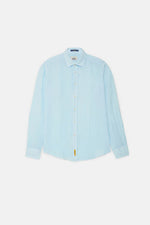 Carica l'immagine nel visualizzatore di Gallery, Camicia Bradford in Lino Azzurro - BD Baggies

