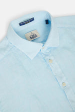 Carica l'immagine nel visualizzatore di Gallery, Camicia Bradford in Lino Azzurro - BD Baggies
