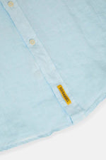 Carica l'immagine nel visualizzatore di Gallery, Camicia Bradford in Lino Azzurro - BD Baggies
