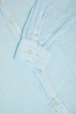 Carica l'immagine nel visualizzatore di Gallery, Camicia Bradford in Lino Azzurro - BD Baggies

