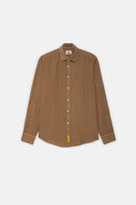 Carica l'immagine nel visualizzatore di Gallery, Camicia Bradford in Lino Tabacco - BD Baggies
