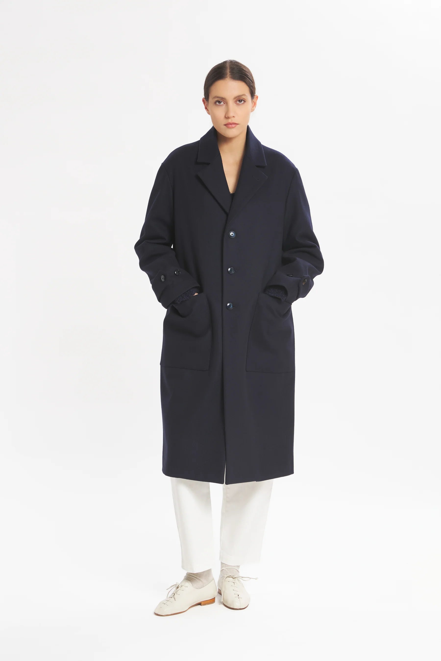 Cappotto Zane Caramal Navy - Barena Venzia