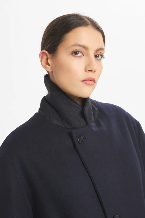 Cappotto Zane Caramal Navy - Barena Venzia