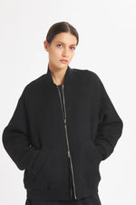 Carica l&#39;immagine nel visualizzatore di Gallery, Blouson Gerda Verticale Nero - Barena Venzia
