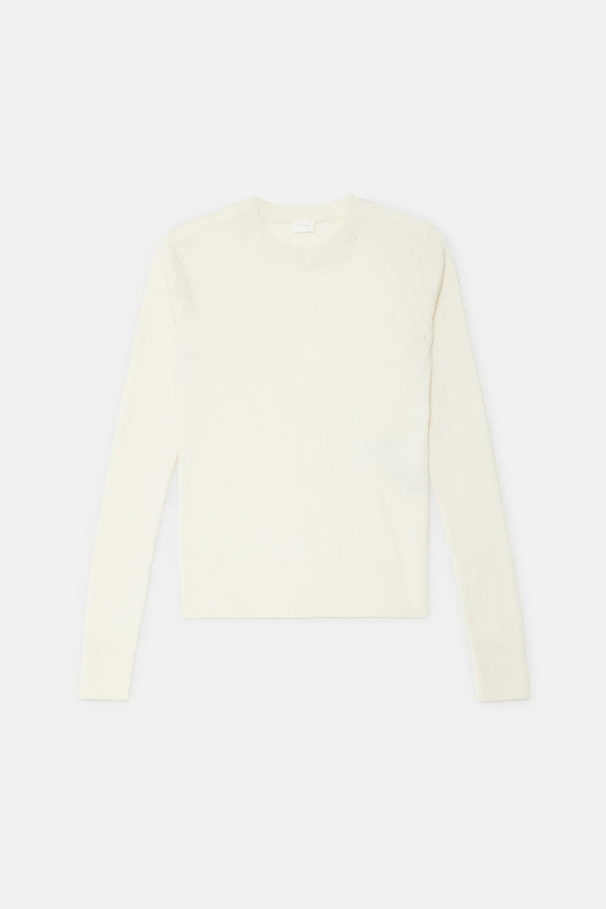 Maglia a Costine Girocollo White - C.T.plage